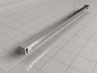 Wiesbaden Stabilisatiestang 120 cm Chroom - thumbnail