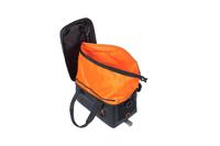 Basil miles tarpaulin bagagedragertas mik - sportieve zwarte fietsrugtas, waterdicht, 7l inhoud - thumbnail