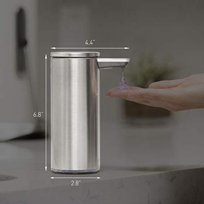 Simplehuman Zeepdispenser Sensor Oplaadbaar 266 ml RVS Glimmend Zilver - thumbnail