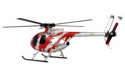 Amewi AFX MD500E Zivil RC helikopter RTF