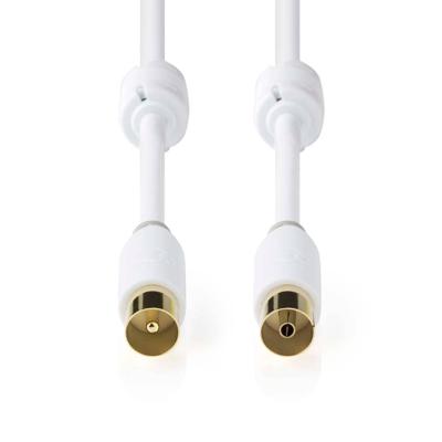 Coaxkabel 100 dB | IEC (Coax) Male - IEC (Coax) Female | 3,0 m | Wit