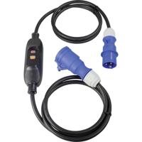 AS Schwabe 45224 Stroom Verlengkabel 16 A Blauw, Zwart 3 m H07RN-F 3G 2,5 mm² Met aardlekschakelaar - thumbnail