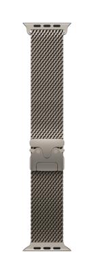 Apple Watch Band - Milanees bandje - 49 mm - Naturel - Small