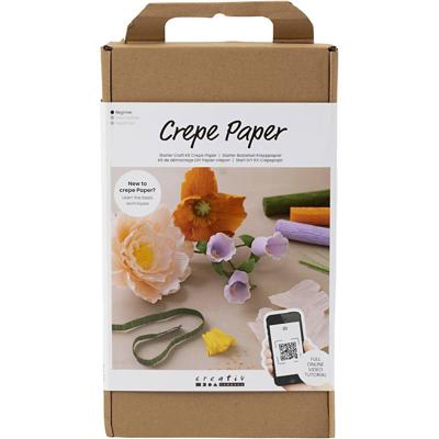 Creativ Company Crêpepapier bloemen maken kit