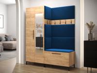 Vestiaire ZIGZAG I 3 deuren artisan eik/blauw - thumbnail