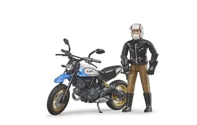 Bruder 63051 Ducati Desert Motor met Bestuurder 1:16 Bruder 63051 Ducati Desert Motor met Bestuurder 1:16