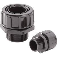 LAPP 55502461 SILVYN® MPC M16.2 BK Slangbevestiging Zwart M16 12 mm Recht 1 stuk(s) - thumbnail