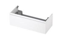 Onderkast INK 1 lade greeploos gelakt 45gr 100 cm x 45 cm x 35 cm Mat wit 1240130 - thumbnail