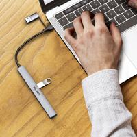 Unitek H1209AGY01 USB-A 5Gbps 7in1 USB-hub - thumbnail