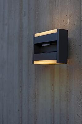 Lutec Design wandlampConroy antraciet - 5107001118
