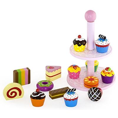 VIGA cupcakes met taartplateau, afm 25,5 cm, 1 set