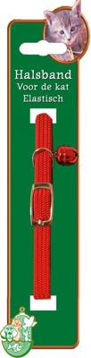 Kattenhalsband elastisch rood Kitten-en-kattenhalsbanden Gebr. de Boon - Gebr de boon