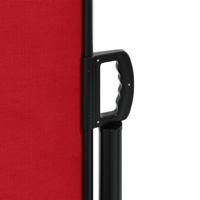 Windscherm uittrekbaar 200x600 cm rood - thumbnail