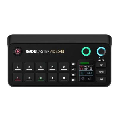 RØDECaster Video S - console voor video- en audioproductie, zwart