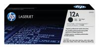 HP Toner 12A Origineel Zwart 2000 bladzijden Q2612A - thumbnail