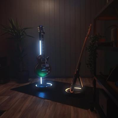 Gravity GS LS 01 NHB Glow Stand verlichte gitaarstandaard lang
