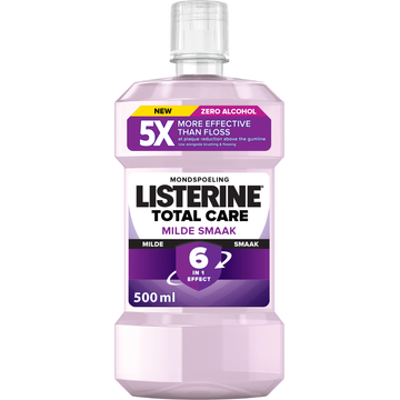 Listerine Total Care Milde Smaak 500 ML bij Jumbo Listerine Total Care Milde Smaak 500 ML bij Jumbo