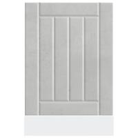 Vaatwaspaneel Lucca bewerkt hout betongrijs - thumbnail