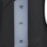 EMERIO Wasserkocher Waterkoker Kabelgebonden Aantal/Volume: 1 l Zwart - thumbnail