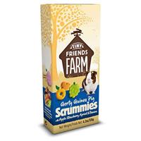 Tiny Friends Farm Scrummies caviasnack appel, aardbei, abrikoos & banaan 120g - thumbnail