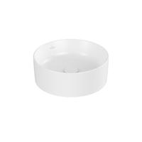Villeroy & Boch Collaro opzetwastafell rond Ø40cm - zonder overloop zonder kraangat ceramic+ stone white 4a1840rw - thumbnail