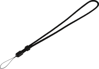 Hama Camera polsband (lengte 22 cm, verstelbaar, ideaal ook voor grote handen, nylon) universele draaglus zwart