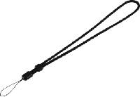 Hama Camera polsband (lengte 22 cm, verstelbaar, ideaal ook voor grote handen, nylon) universele draaglus zwart - thumbnail
