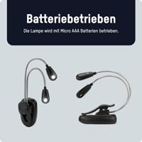 Ansmann Twinflex 1600-0119 Tafellamp LED 0.65 W Zwart, Zilver - thumbnail