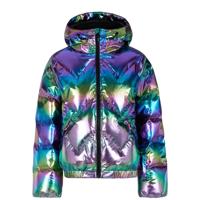 Protest PRTSELINA = Zilver Ski/Snowboard Jas Meisjes 176 - thumbnail