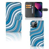 iPhone 13 Mini | Telefoon Hoesje | Waves Blue - thumbnail