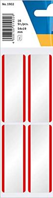 Naambadge etiket HERMA 1902 54x19mm wit rood
