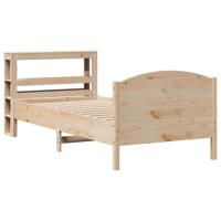 Bedframe zonder matras massief grenenhout 140x200 cm - thumbnail