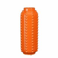 Mica Decorations Boaz Vaas - H30 x Ø11 cm - Keramiek - Oranje - thumbnail