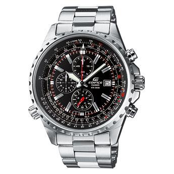 Casio 527D-1AVEF Zwart Zilverkleurig Heren horloge