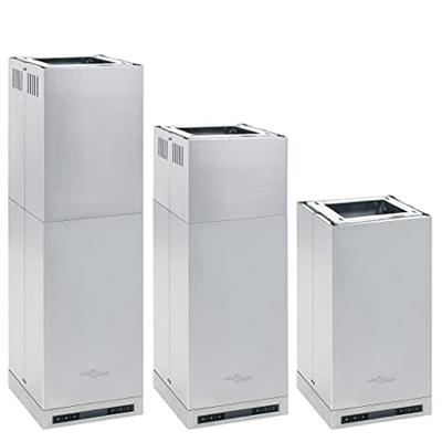 VidaXL Eilandafzuigkap lcd-scherm sensor 756 m³/u led