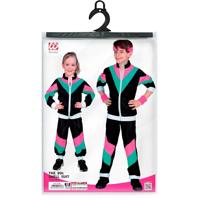 Zwart 80&apos;s Disco Trainingspak Kind - thumbnail