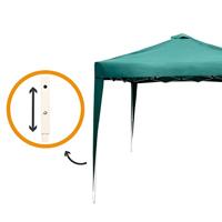 Tuinhuisje Colorbaby Max-Air Groen Stof Staal 300 x 300 x 250 cm - thumbnail