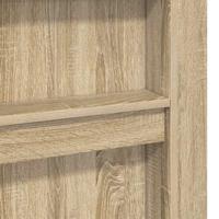 Loft Bedframe met Bureau Sonoma Eiken 90 x 200 cm Bewerkt hout - thumbnail