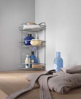 Metaltex onda badkamer-hoekrek 3 etages 22x22x53 cm zilver - thumbnail
