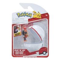 Pokemon Figure - Charcadet + Premier Ball (Clip 'n' Go) - thumbnail