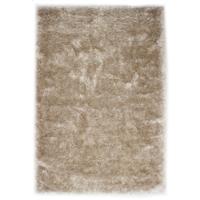 Hoogpolig Glanzend Vloerkleed Zand-120 x 170 cm - thumbnail