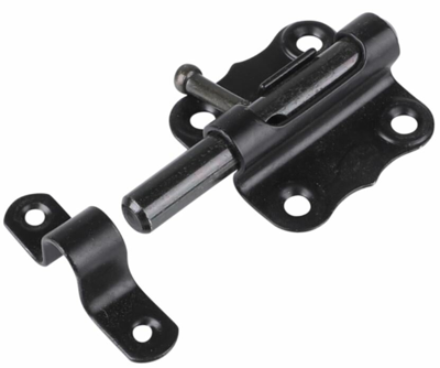 Waelbers Grendel vierkant 40x40mm Zwart - 10 Stuk(s) - 102117.05