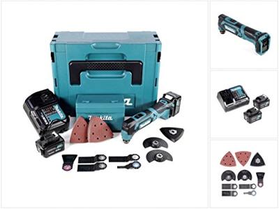 Makita TM30DSMJX5 TM30DSMJX5 Multifunctioneel accugereedschap Incl. 2 accus, Incl. lader, Incl. koffer 12 V 4 Ah Aantal meegeleverde accus: 2