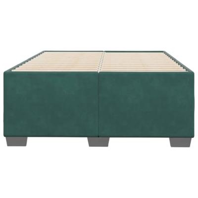 Bedframe zonder matras 120x190 cm fluweel donkergroen