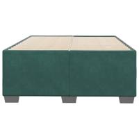 Bedframe zonder matras 120x190 cm fluweel donkergroen - thumbnail