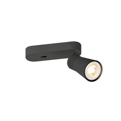 SLV 1008300 PURI Opbouwlamp GU10 6 W Zwart