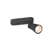 SLV 1008300 PURI Opbouwlamp GU10 6 W Zwart - thumbnail
