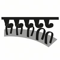 Bosch Accessories 2609256D33 Set schuurbladen, 10-delig, voor AUZ 70 G, B: 70 x L: 125 mm, korrel 80-240 1 stuk(s) - thumbnail
