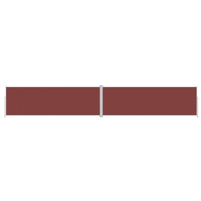 VidaXL Windscherm uittrekbaar 200x1200 cm bruin VidaXL Windscherm uittrekbaar 200x1200 cm bruin