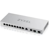 Zyxel XGS1010-12-ZZ0102F netwerk-switch Unmanaged Gigabit Ethernet (10/100/1000) Grijs - thumbnail